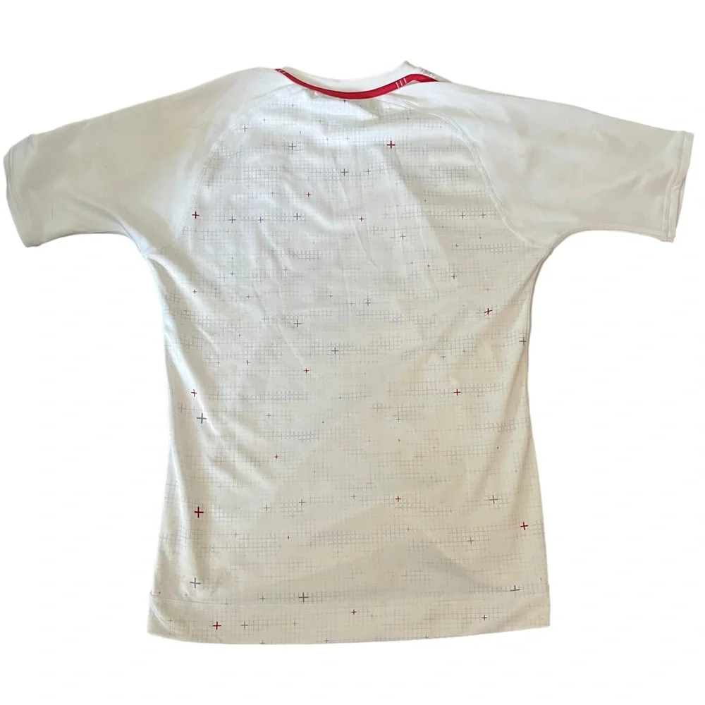 England Rugby Shirt 2018/2019 Canterbury Vapour Dri White Size Medium - Picture 8 of 11